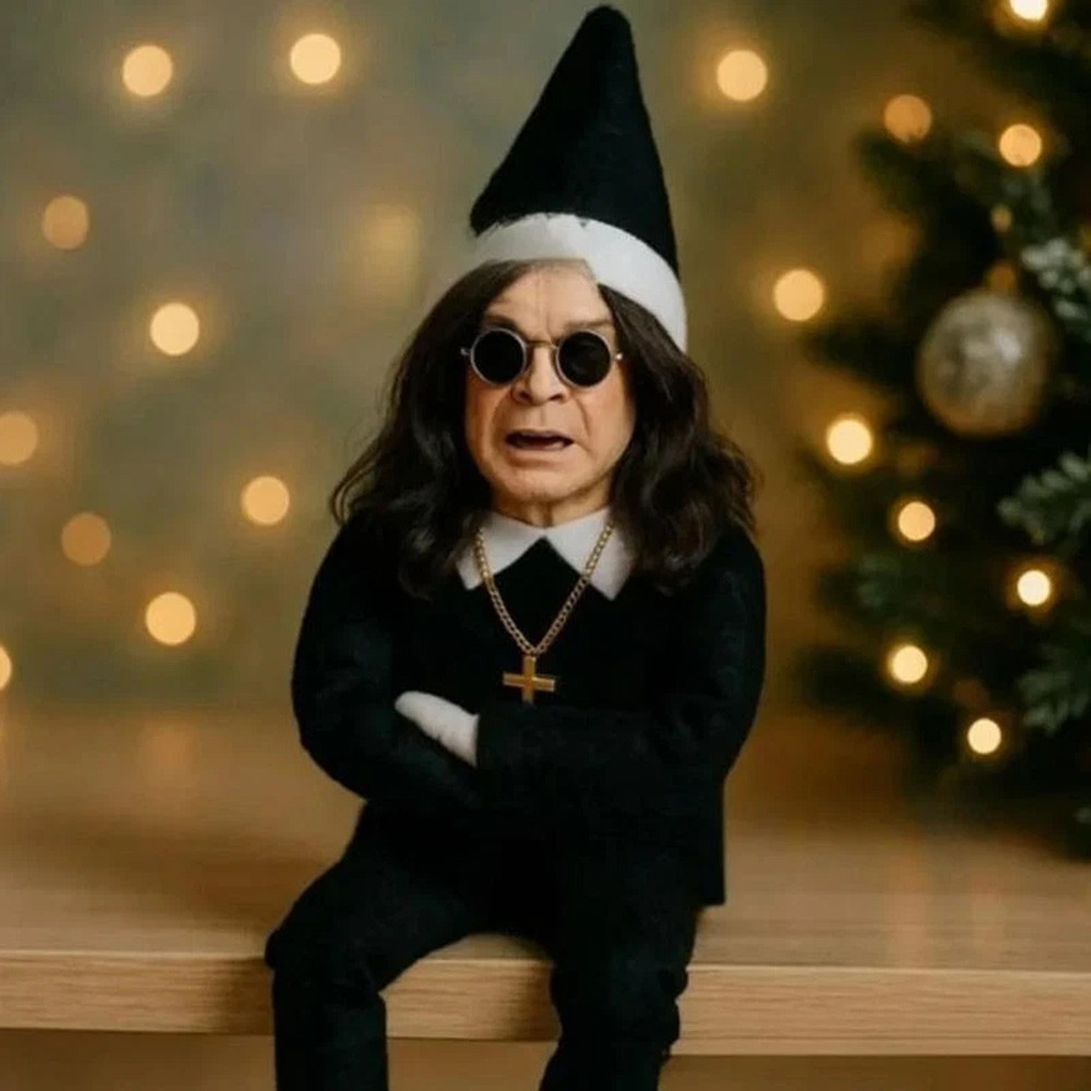 Ozzy Christmas Elf Doll Christmas Trees Decoration Ornament Music Godfather Doll