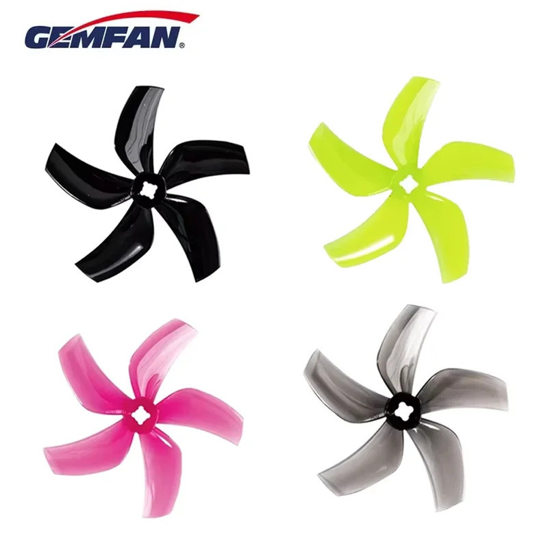 HB 2 Cặp Gemfan D76 Ống 76mm 3 inch Cánh quạt FPV 5 cánh cho RC 3 inch Cinewoop Ống dẫn Drone FPV Ra