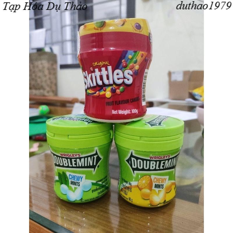 Kẹo viên Ngậm Doublemint Hộp 80g/gói 45g
