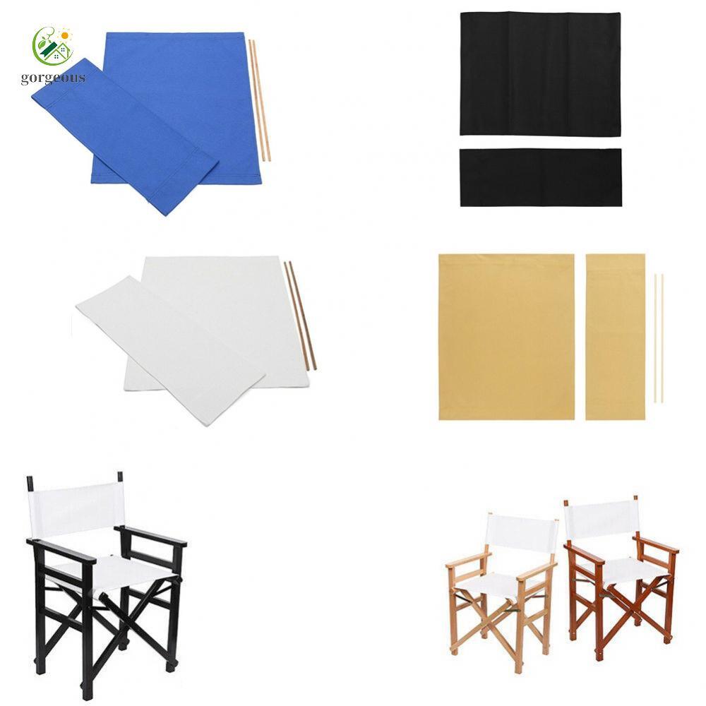 [FUXIN]Classic Blue Chair Seat Covers Kit for Director Chairs Simple and Stylish Design