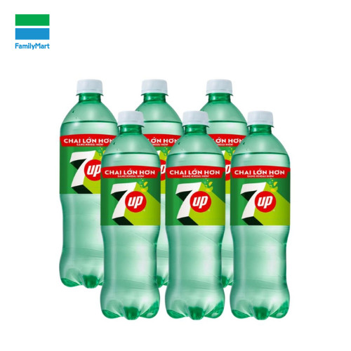 Lốc 6 Nước Ngọt 7Up Chai 600ml