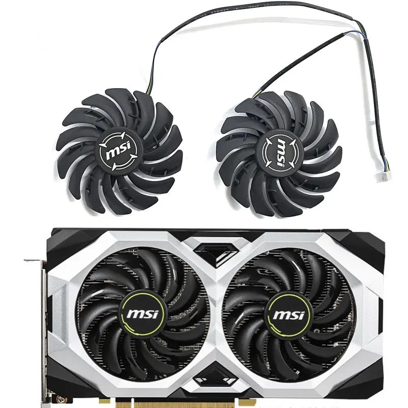 * PLD09210S12HH PLD09210B12HH 85MM 4PIN RTX2060 Quạt GPU cho MSI GeForce GTX 1660 Super 1660Ti RTX 2