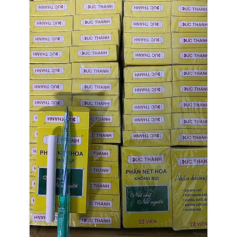 5 hộp phấn đức thanh 12 viên nhỏ- phấn quấn giấy