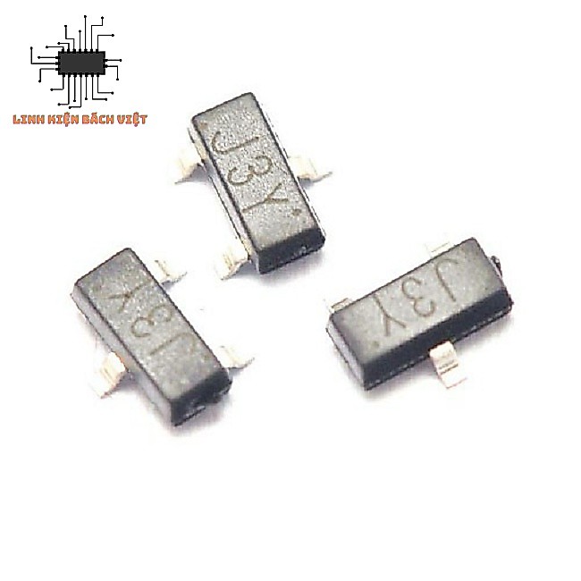 S8050 8050 J3Y NPN Transistor 0.5A 25V SOT-23 dán smd (Túi 10c)
