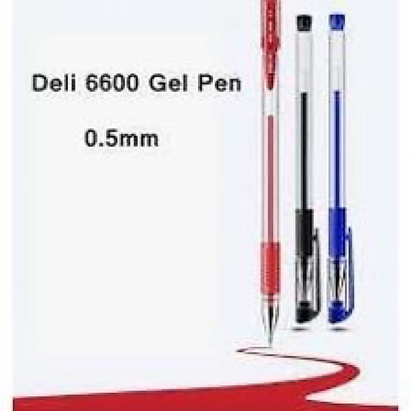 Bút gel deli ngòi 0.5 mã 6600s