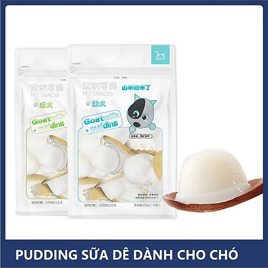 BOTH - Thạch Pudding Sữa Dê Cho Chó