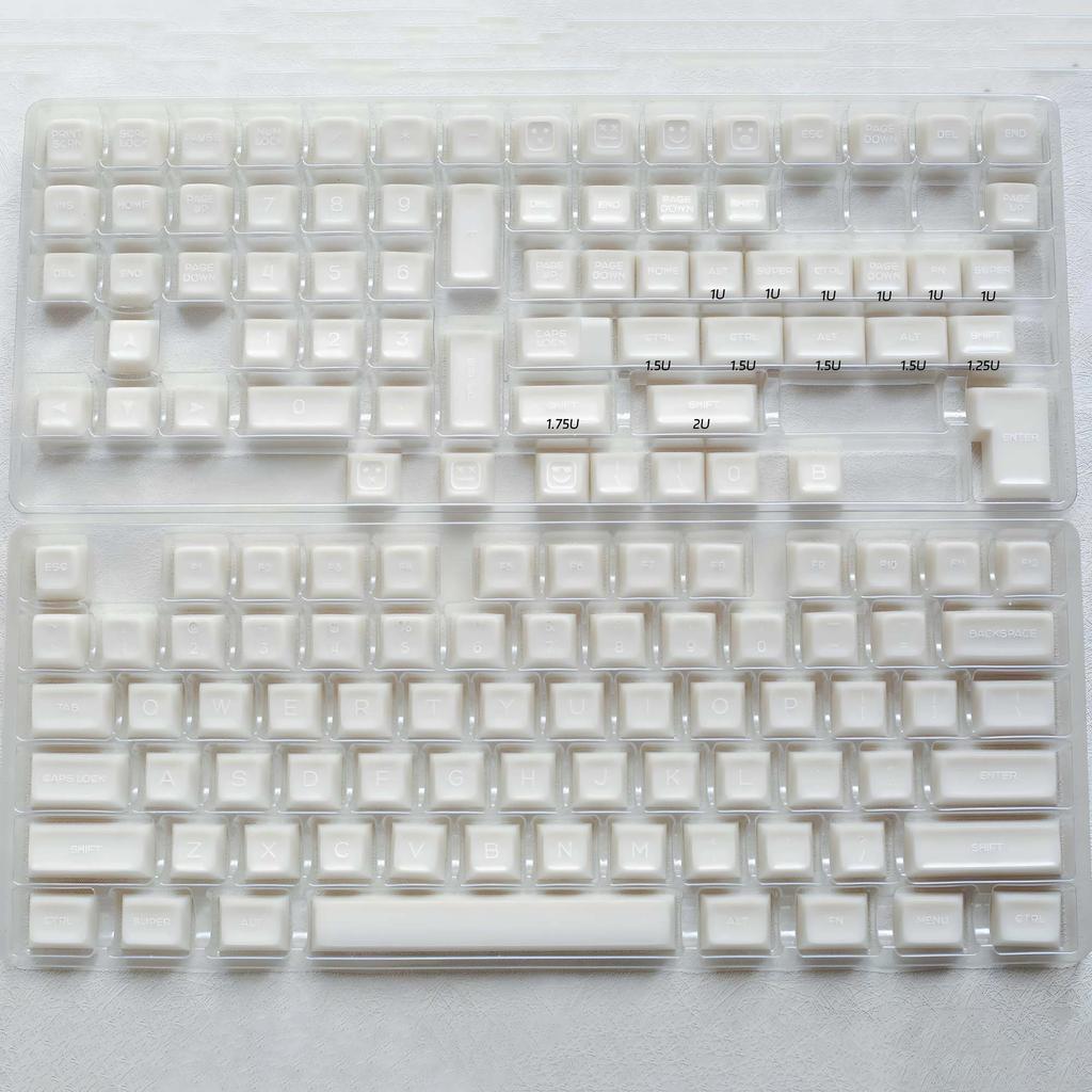 [HỎA TỐC HN - HCM] Bộ nút bàn phím cơ | Keycap SA White Marble Mintcaps  PBT doubleshot