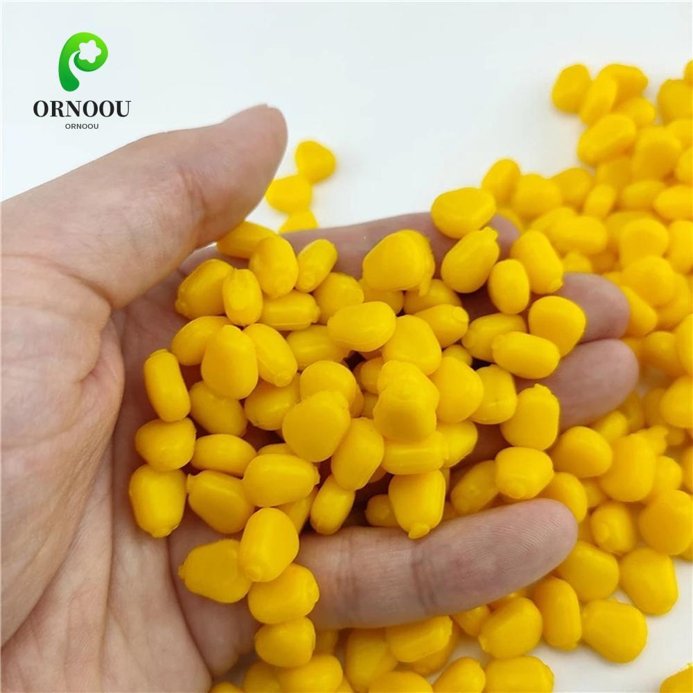 ORNOOU Câu Cá Ngô Vị Dụ Phụ Kiện Câu Cá Màu Vàng Câu Cá Nhựa Mềm Cá Chép Mồi Câu Cá Pop-Up Ngô