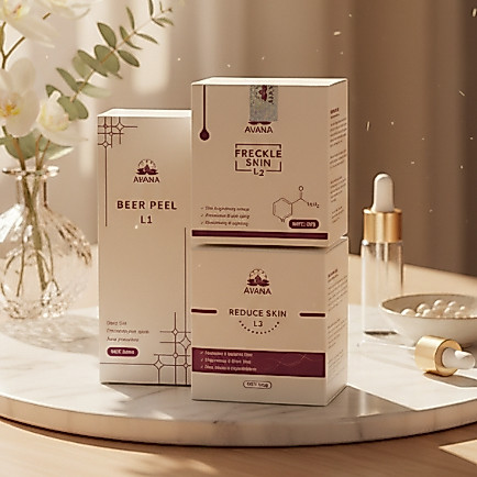 Bộ 3 avana mẫu mới L1 L2 L3 chính hãng mờ nám dưỡng trăng căng bóng trẻ hóa da