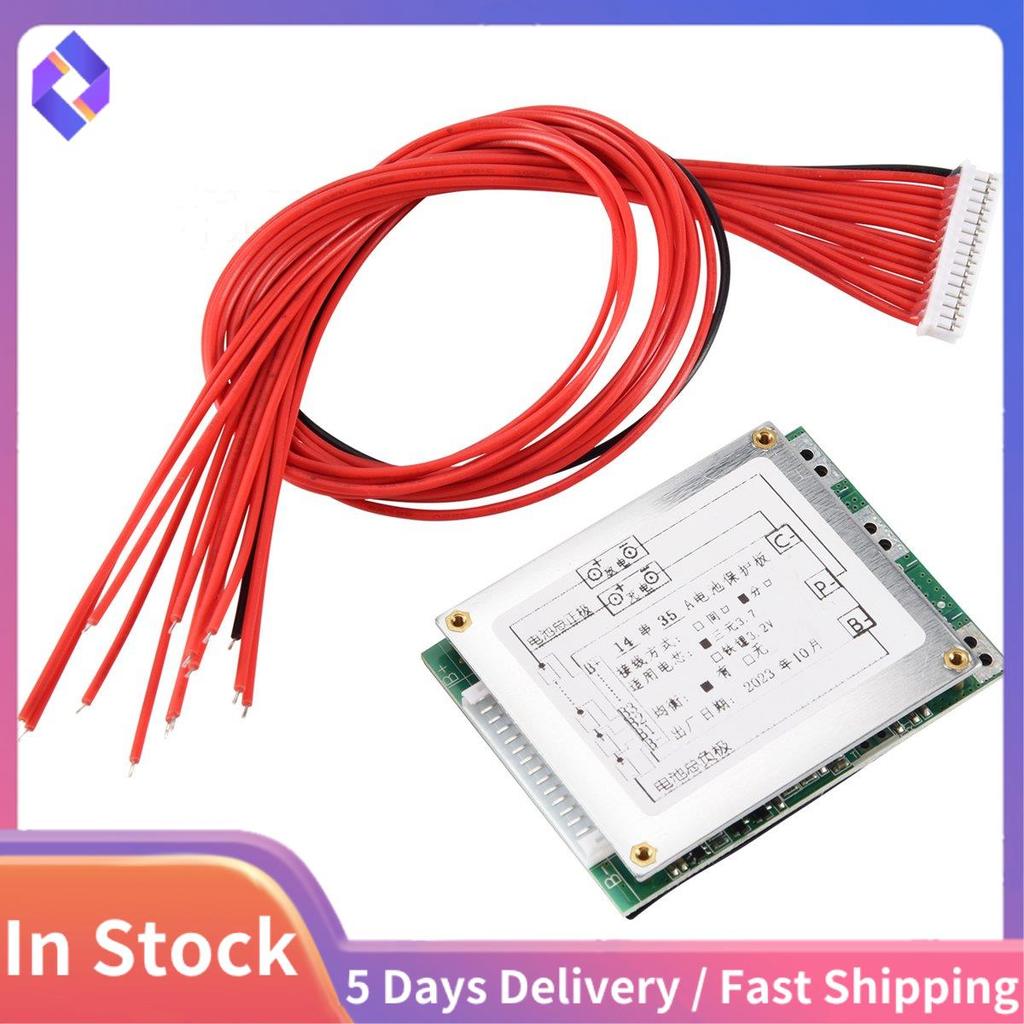 Bảng bảo vệ pin Li-Ion Lipolymer 14S 52V 35A có cân bằng cho EBike EScoooter