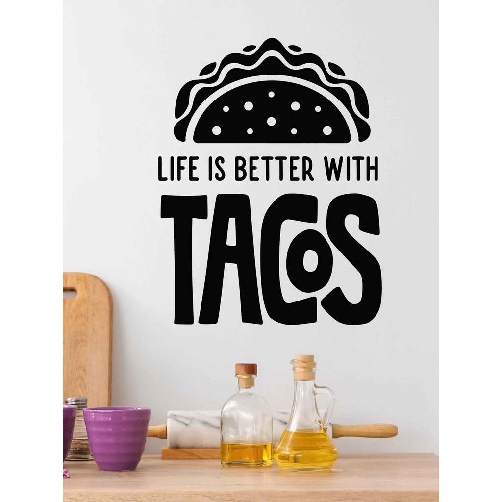 Mỹ Thực Phẩm Nhanh Trang Trí Dán Tacos Burritos Tacos Tacos Dán Tacos Nhà Hàng Dán Tường Chống Thấm 