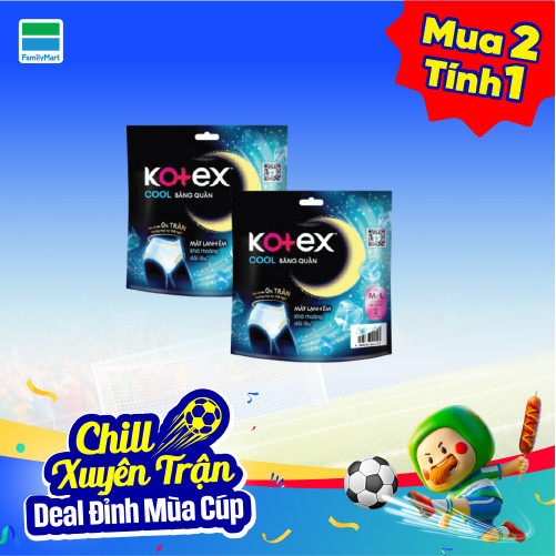 Mua 1 Tặng 1 BVS Kotex băng quần cool cỡ M-L 2X16