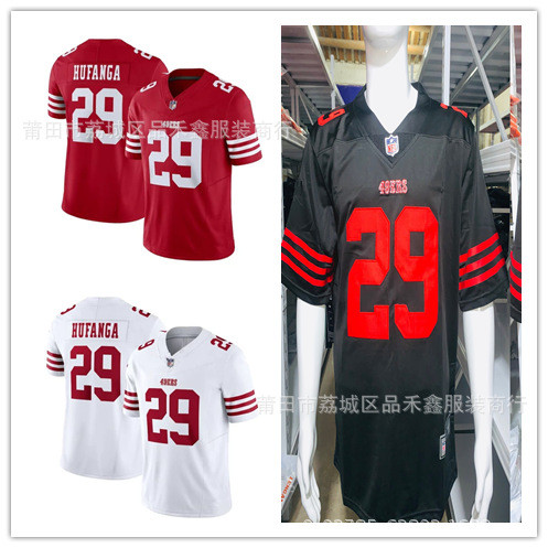 Giao hàng trong ngàyNFL49 People San Francisco 49ers 29-Hufanga Boys Rugby Jersey