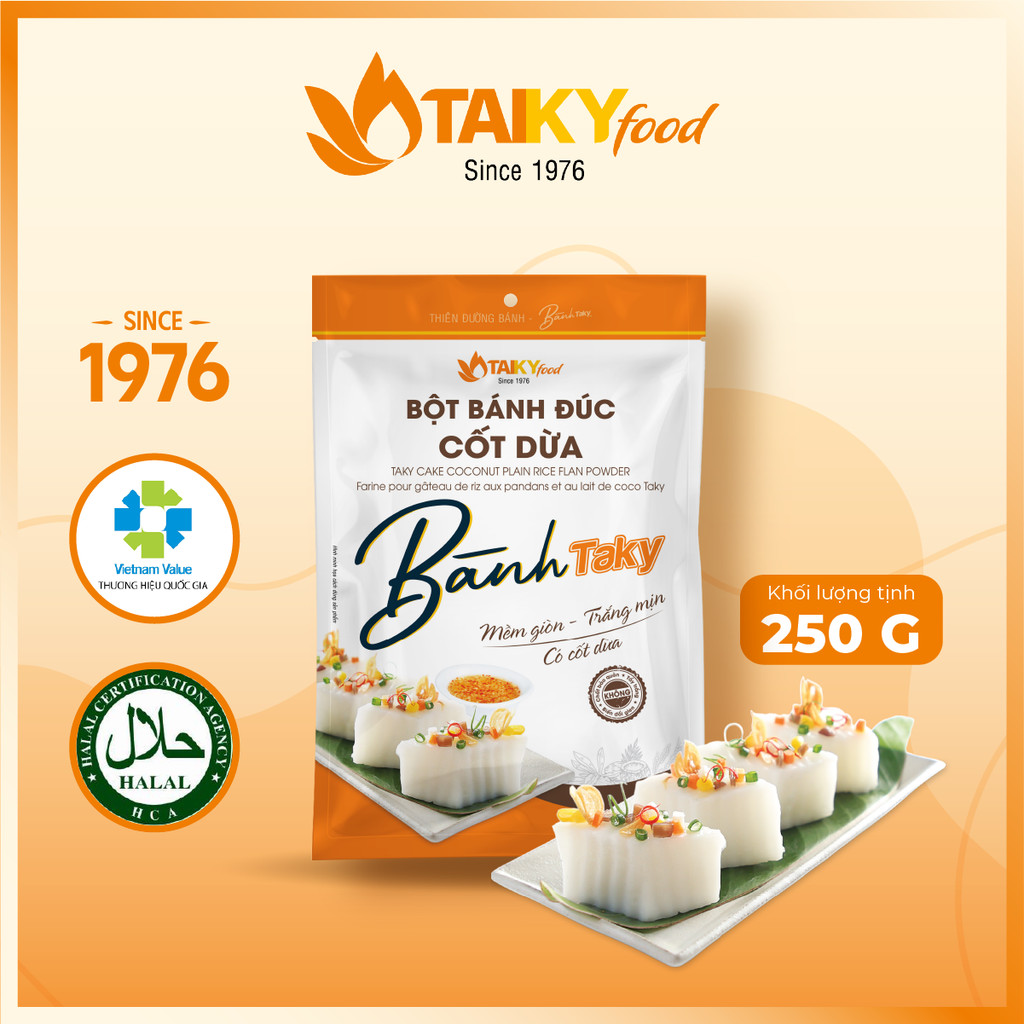 Bột bánh đúc cốt dừa Tài Ký gói 250g (tặng kèm gói cốt dừa)