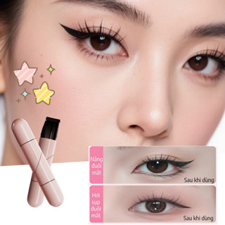  Khuôn kẻ mắt – Bút khuôn kẻ mắt tiện lợi lâu trôi - Bút kẻ mắt hai đầu tích hợp - Chống nước 