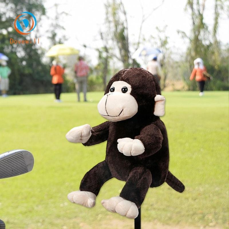 Doll Golf Headcover Hình Monkey, Bảo vệ Khi Vận Chuyển