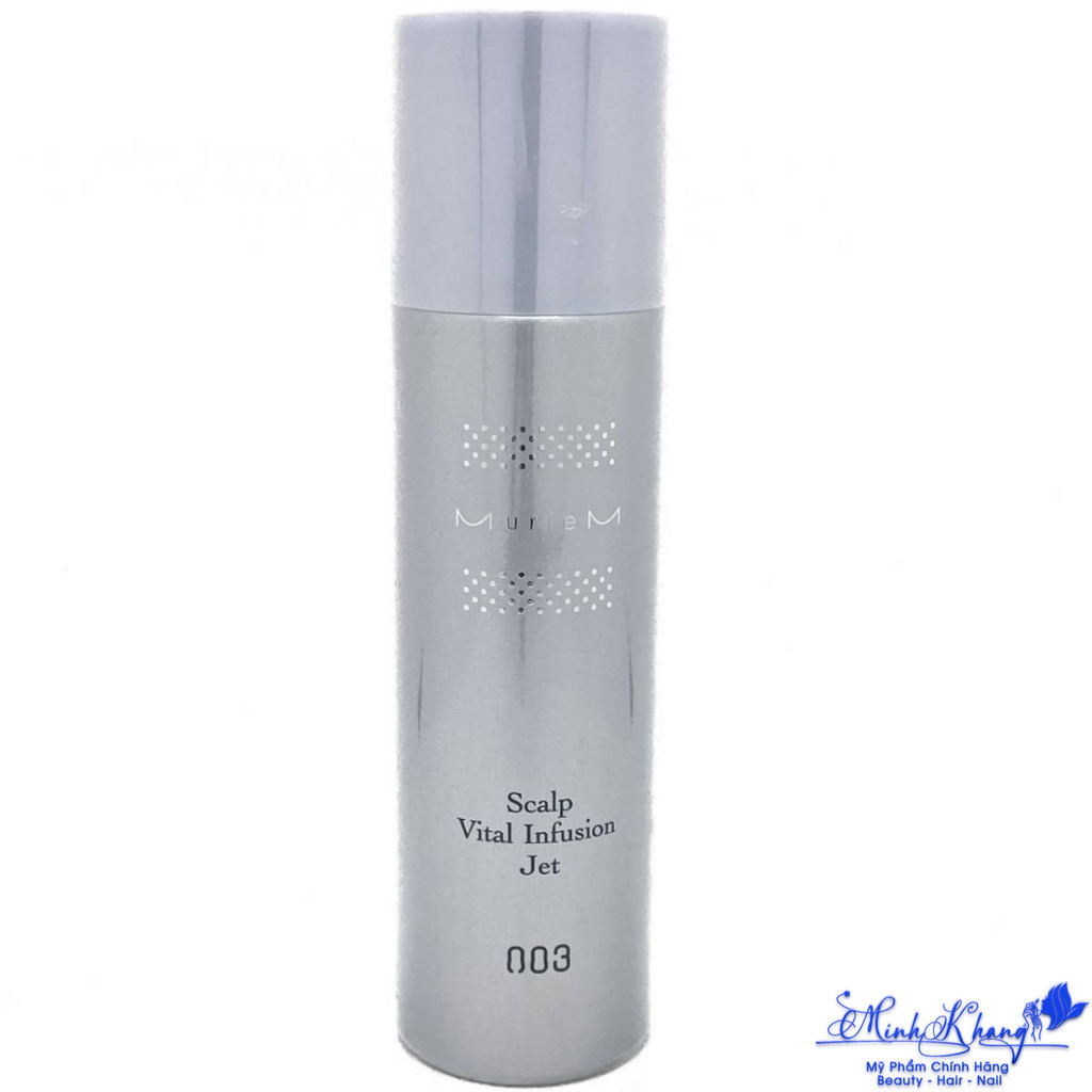 Xịt dưỡng da đầu ngăn rụng tóc Number Three 003 Muriem Crystal Scalp Vital Infusion Jet 160g | MK |