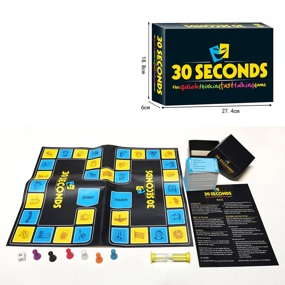 30 Seconds Card Games Board Games Card Games Family Game Kids Children Game