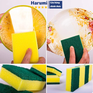 (5 miếng) Rửa Bát Bọt Biển, Rửa Bát Xơ Mướp, Bọt Biển Rửa Chén, Bọt Biển Rửa Bát, Miếng Rửa Bát, Miếng Rửa Chén Bọt Biển