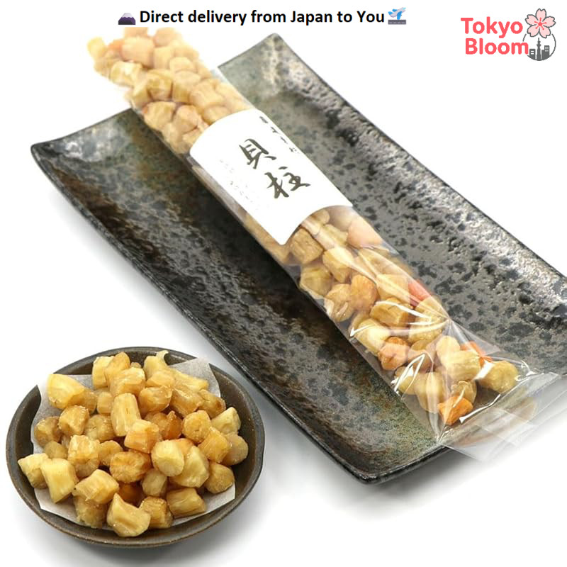 Dried Scallop Strips - 70g (Single Pack)  
Dried Scallop Strips - 140g (Two Packs)  
Dried Scallop S