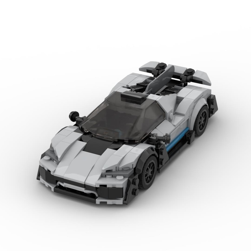 Tương thích với Lego MOC Mercedes-Benz AMG ONE Mercedes Khối xây dựng Nam 8 lưới tốc độ siêu xe đua