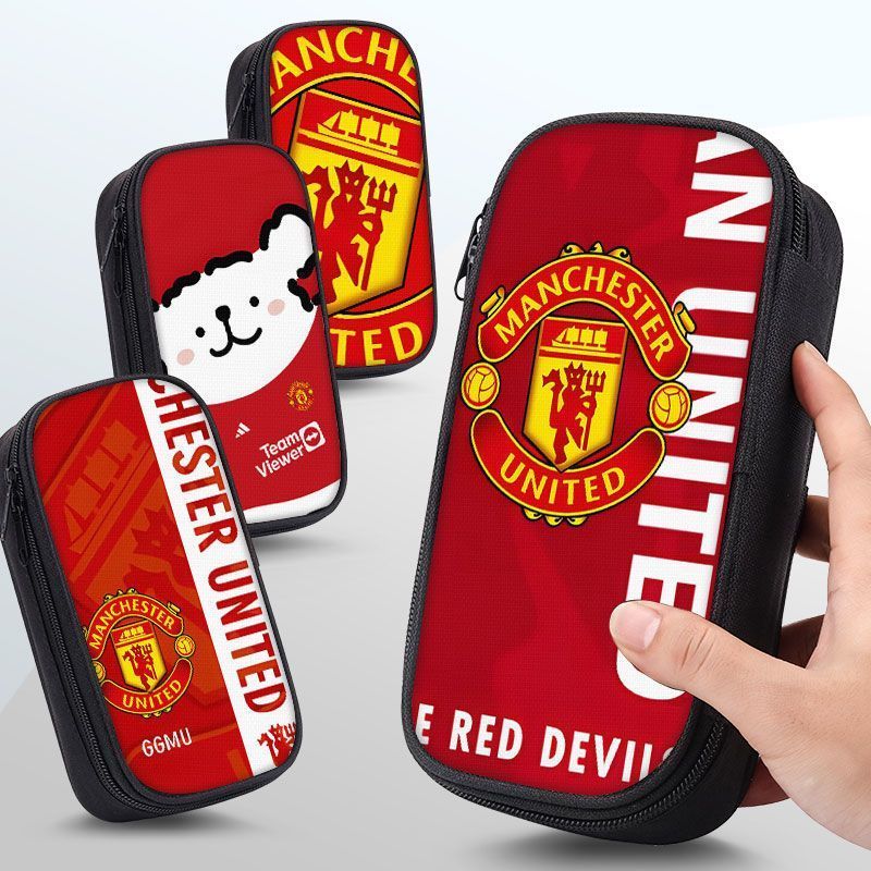 Stationery box with team logo for elementary school students c Boy's Capacity8cc Penro Manchester pe