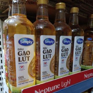 Dầu Gạo  Lứt / Đậu Nành Simply 1L
