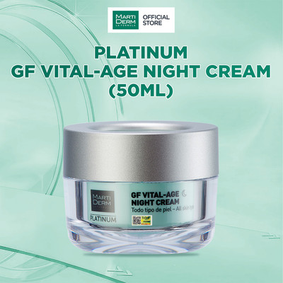 Kem Dưỡng MartiDerm Platinum GF Vital Age Night Cream Phức Hợp 1% Retinol Phục Hồi Hỗ Trợ Giảm Mụn & Trẻ Hóa -  50ml