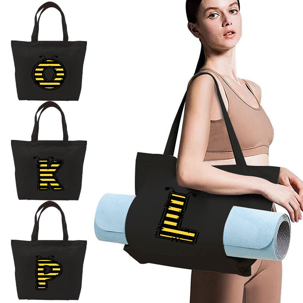 Túi vải bố tập yoga Canvas Yoga Bag Carry Yoga Mat & Accessories Gym Workout Bag Yoga mat storage Be