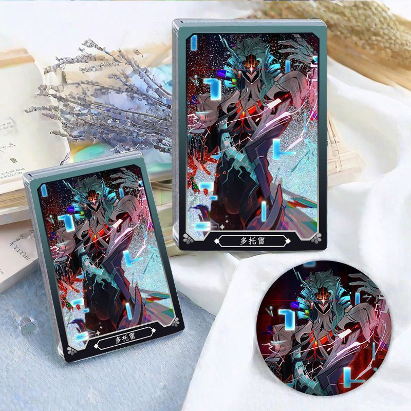 Genshin Impact / Dottore / Genshin Dottore Long Lanh Thẻ Gạch Huy Hiệu Trang Trí Đứng Gạch Sáng Tạo 