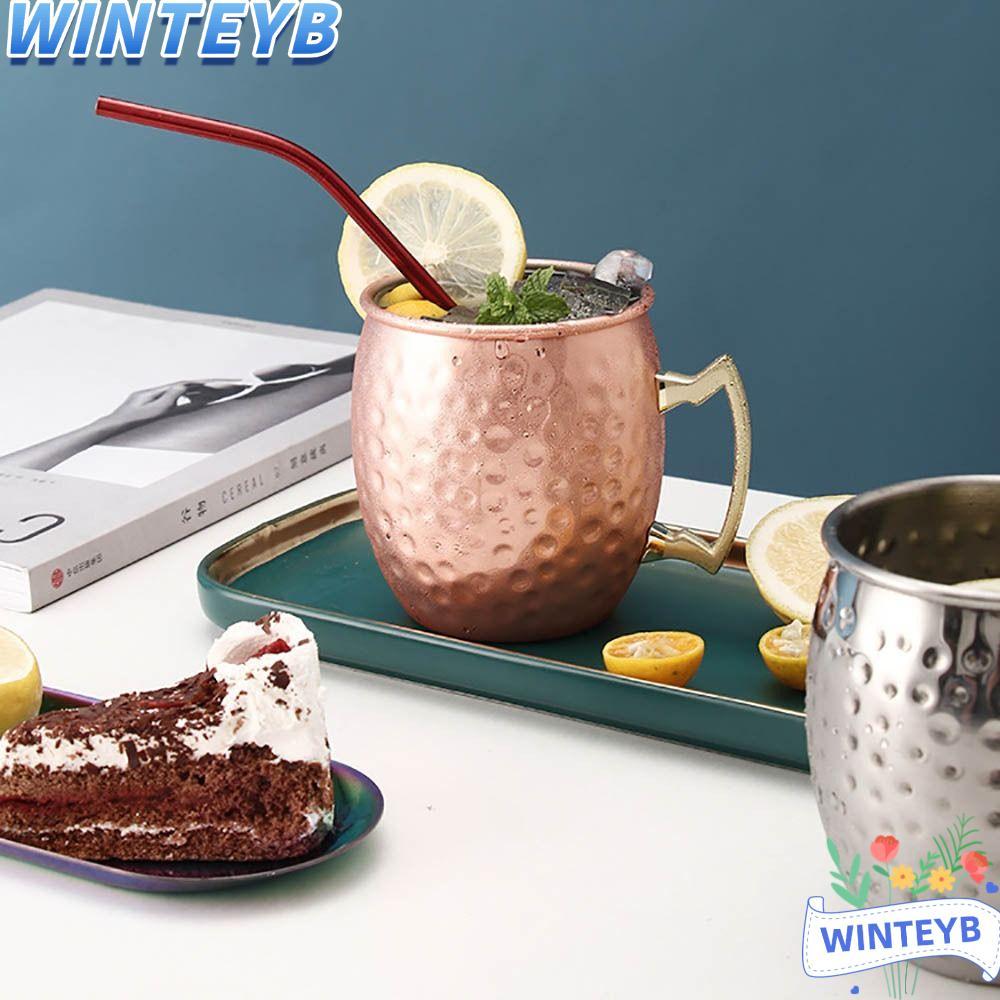 WINTEYB Hammer Point Cup, Cốc Cốc Mule Moscow 500ml, Có Tay Cầm Đinh Tán Mạnh Mẽ Chải Ngoại Hình Búa