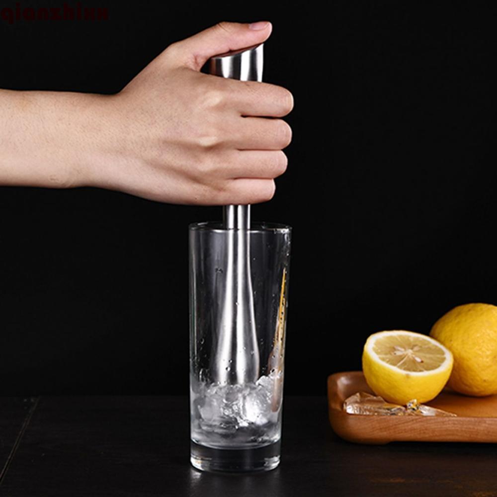 QIANZHI Mojito Muddler Bartender Bar Masher DIY Rod Hammer Stirre Tool