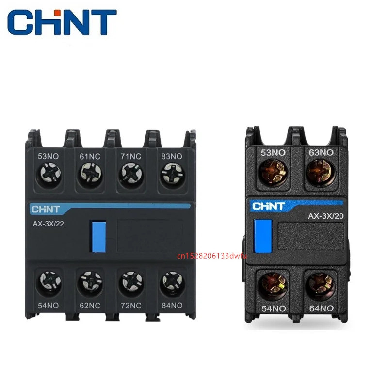 Phụ kiện tiếp xúc CHINT AC NXC tiếp xúc phụ AX-3X / 02 04 11 20 22 40 F4 2NO 2NC 1NO1NC 2NO2NC 4NO 4