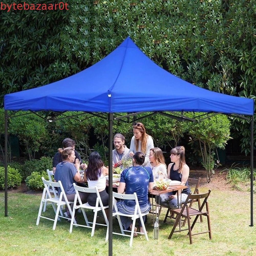 BYTEBAZAAR Gazebo Top Cover, Mái che nắng bằng vải Oxford 420D, Vỏ di động Góc dày gia cố có thể gập