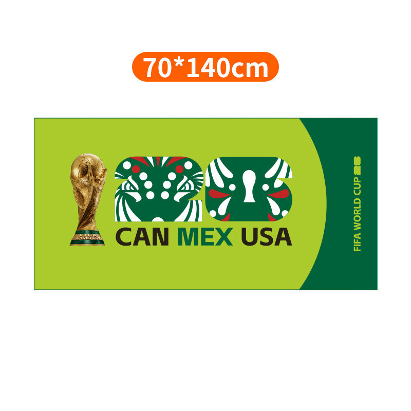 [Khăn tắm khô nhanh] Khăn tắm siêu nhỏ World Cup Beach Fiber Thấm hút nước khô nhanh Khăn tắm nắng m