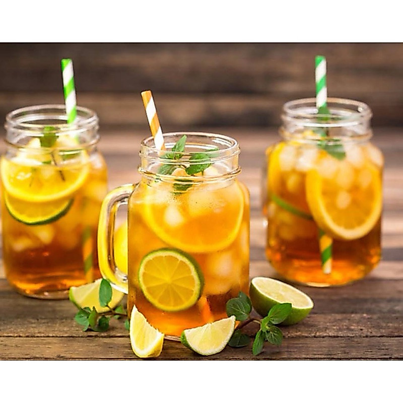Cốc Trà Sữa Thủy Tinh Độc Đáo Có Ống Hút