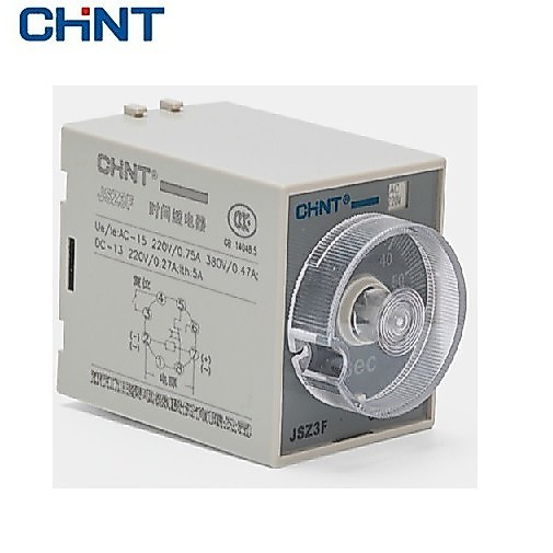 (Chint) Rơle thời gian kèm đế OFF DELAY mã JSZ3F-30 loại  30s hàng chính hãng giá rẻ