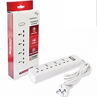 Ổ cắm điện huntkey szm401 - hàng chính hãng