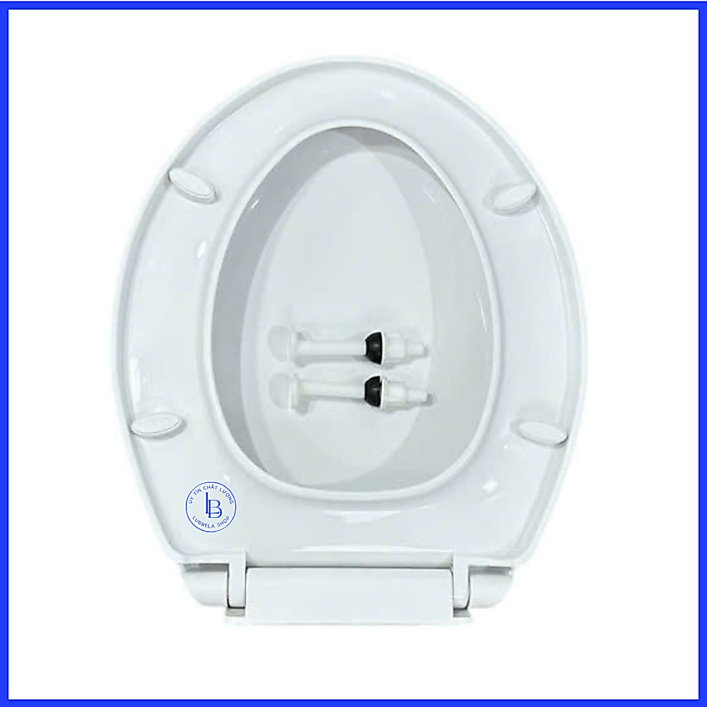 Mã LB.09 Nắp bồn cầu rơi êm phù hợp với bệ ngồi bồn cầ inax 108,117,306,108,504 VTN,VRN,VT,VR,VN,
