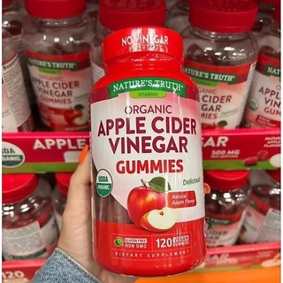 Mẫu mới Kẹo dẻo giấm táo Nature's Truth Apple Cider Vinegar Gummies của Mỹ
