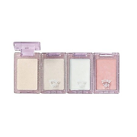 [Play 101] Highlighter mảnh nhiều màu 4 màu /[Play 101] Multi-blending piece Highlighter 4color