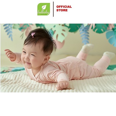LULLABY - NH390N - Bộ cài lệch dài tay thun lạnh