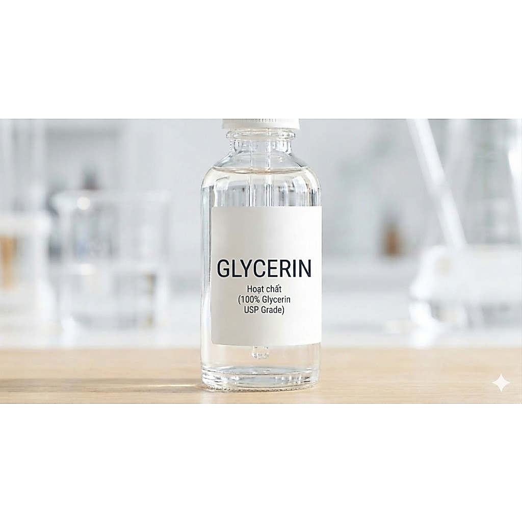 GLYCERIN THỰC VẬT – NGUYÊN LIỆU DƯỠNG ẨM