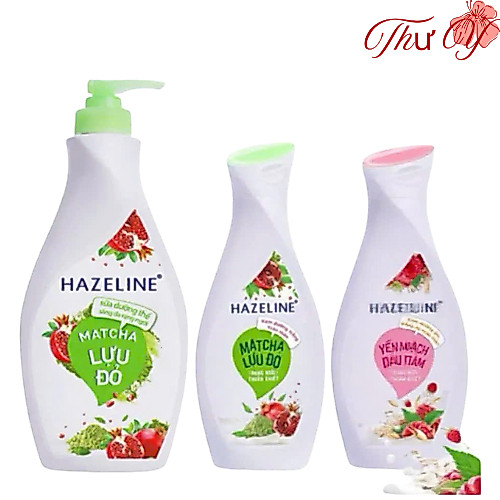 Sữa dưỡng thể Hazeline dưỡng trắng da 230ml/370 ml