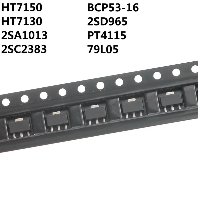 5 CÁI HT7150 HT7130 2SA1013 2SC2383 BCP53-16 2SD965 PT4115 79L05 SOT89 Bóng bán dẫn SMD