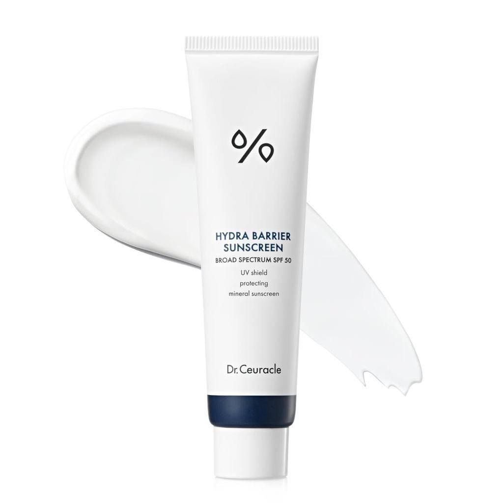 Kem chống nắng khoáng sản Doctor 's Choice SPF50-Hàn Quốc Zinc Oxide và Hyaluronic Acid, Dưỡng ẩm (5