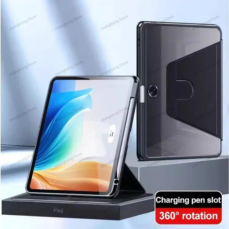 Ốp Lưng Cứng Acrylic Mới Cho OPPO Pad Neo 11.4 Inch OPD2303 OPD2302 360 Xoay Giá Đỡ Bao Có Khe Cắm B