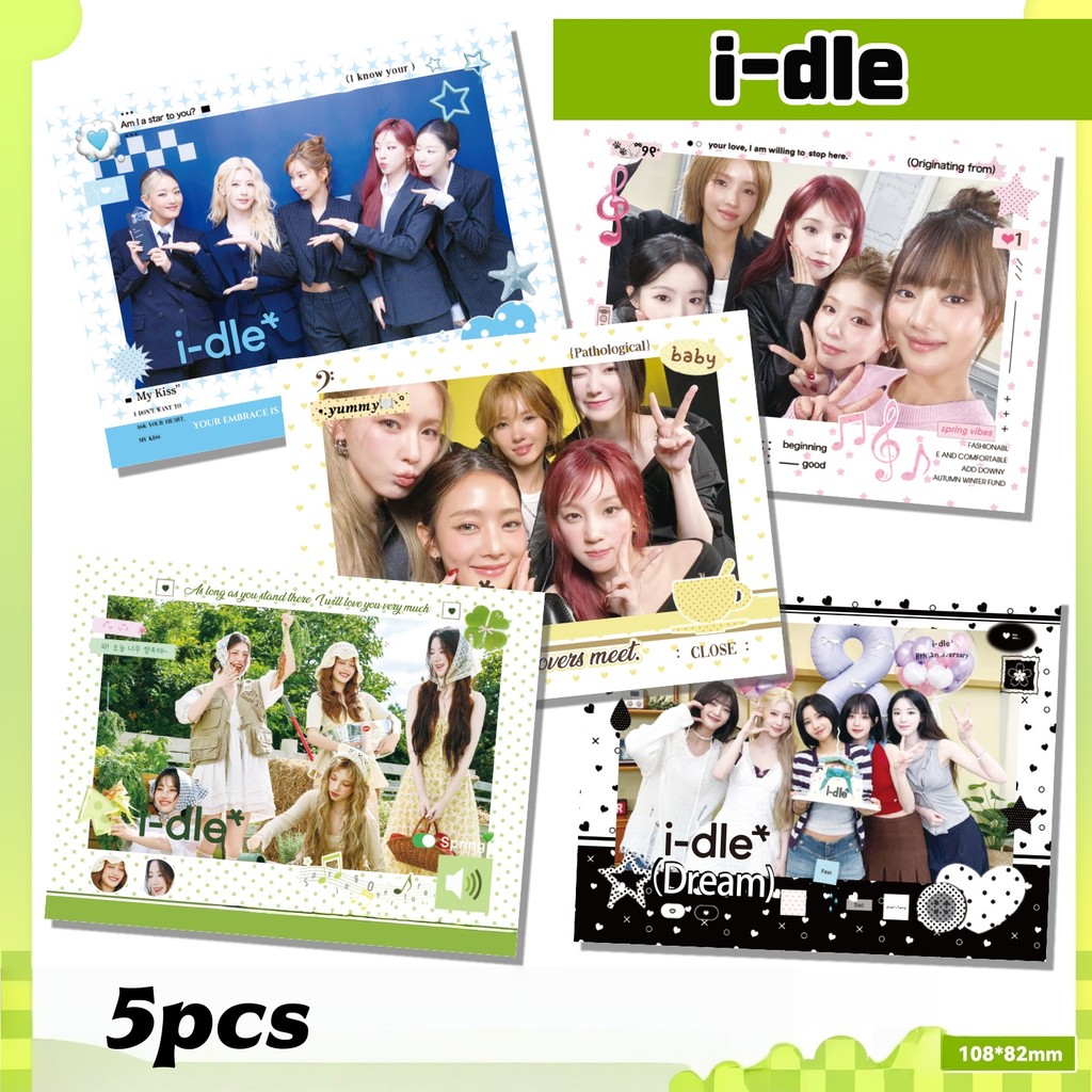 1-13 Chiếc IDLE SYNCOPATION Động Lực Lomo Cards YUQI PPMQ CHÚNG TÔI LÀ Light Stick CITY of SENSE Ngư