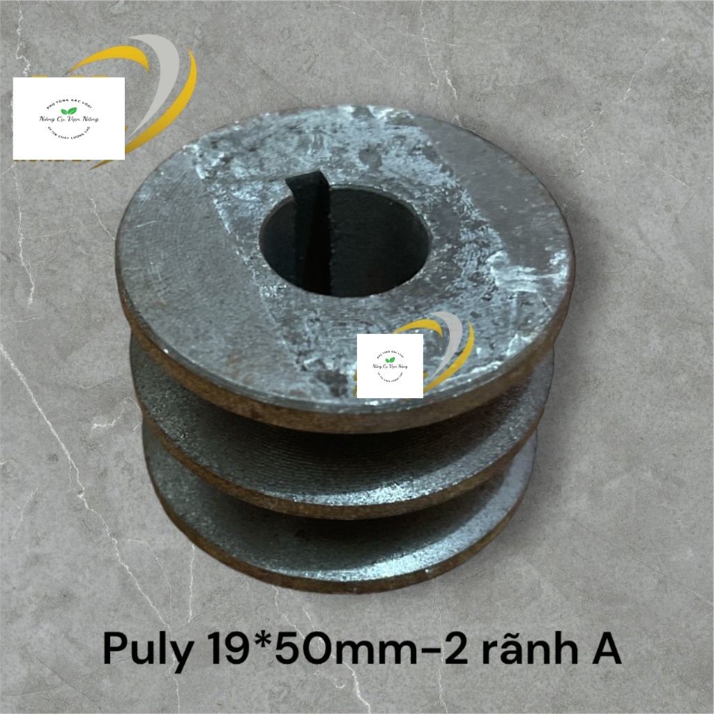 Puly 2 rãnh A đầu trục 24mm lắp cho các dòng mô tơ