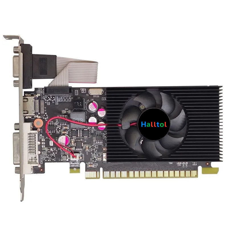 GT730 GT610 GT210 Văn phòng Tắt tiếng Máy tính để bàn Thẻ dao độc lập